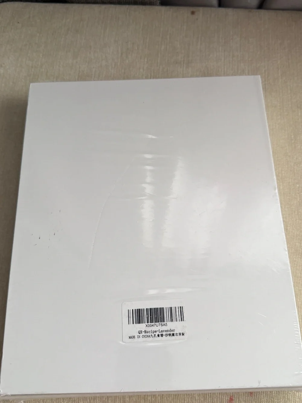 Light Blue Recipe Book Binder with Table of Contents